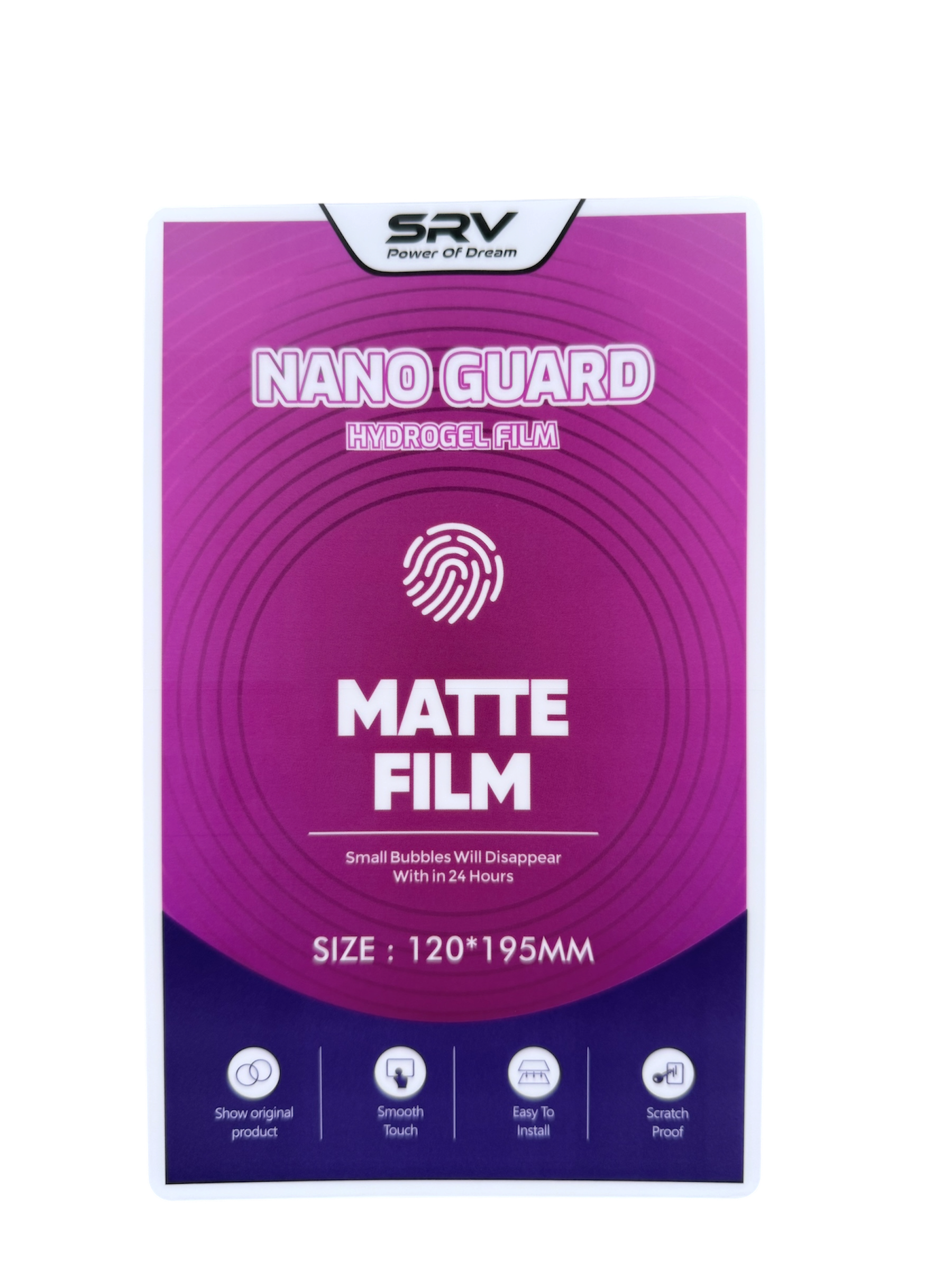 SRV India HD Clear Screen Protector Detail
